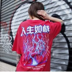 T-Shirt Coréen Light Trapped™ -Mode Coréenne hallyu street tshirts tshirt light trapped 13696821035031