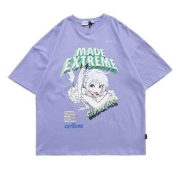 T-Shirt Coréen HARAWHITY™ -Mode Coréenne hallyu street tshirts violet xl t shirt harawhity 14101949972503