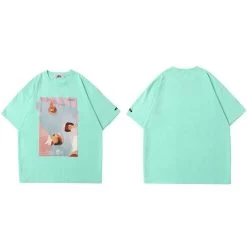 T-Shirt Coréen ILLUZ™ -Mode Coréenne hallyu street vert l t shirt coreen illuz 27991213834263