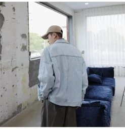 Veste Coréenne JEANY™ -Mode Coréenne hallyu street veste coreenne brodee jeany 16738923118615