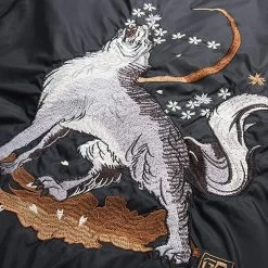 Veste Coréenne Brodée WOLFX™ -Mode Coréenne hallyu street veste coreenne brodee wolfx 16633495388183