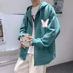 Veste Coréenne BUTTFLY™ 15 Veste Coréenne BUTTFLY™ -Mode Coréenne hallyu street vestes bleu emeraude xxxl veste coreenne buttfly 16747313070103