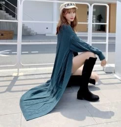 Veste Coréenne WARMY™ -Mode Coréenne hallyu street vestes bleu taille unique veste coreenne warmy 16643360817175