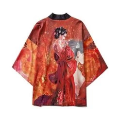 Kimono Japonais Bad Spirit™ -Mode Coréenne hallyu street vestes modele 1 l veste kimono bad spirit 13857417166871