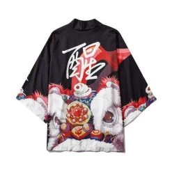 Kimono Japonais Bad Spirit™ -Mode Coréenne hallyu street vestes modele 11 l veste kimono bad spirit 13857417134103