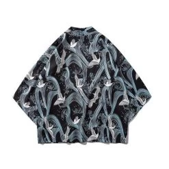 Kimono Japonais SKY™ -Mode Coréenne hallyu street vestes modele 13 xxl veste kimono sky 13857423360023