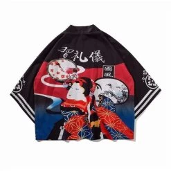 Kimono Japonais SKY™ -Mode Coréenne hallyu street vestes modele 9 xxl veste kimono sky 13857422671895