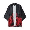 Kimono Japonais Blood Flowers™ 1 Kimono Japonais Blood Flowers™ -Mode Coréenne hallyu street vestes noir m livraison offerte veste kimono blood flowers 13717768011799