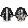 Kimono Japonais Cloud Tiger™ 1 Kimono Japonais Cloud Tiger™ -Mode Coréenne hallyu street vestes noir m veste kimono cloud tiger 13696893452311