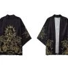 Kimono Japonais Golden God™ -Mode Coréenne hallyu street vestes noir xl veste kimono golden god 13717823225879