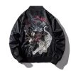 Veste Coréenne Brodée BLOODY™ -Mode Coréenne hallyu street vestes noir xxxl veste coreenne brodee bloody 16559346483223
