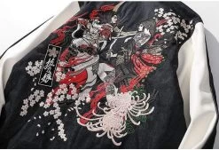 Veste Coréenne Brodée WARY™ -Mode Coréenne hallyu street vestes veste coreenne brode wary 16626410520599