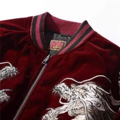 Veste Japonaise Brodée DRAGONITE™ -Mode Coréenne hallyu street vestes veste japonaise brodee dragonite 16544876036119