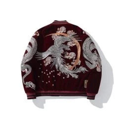 Veste Japonaise Brodée DRAGONITE™ -Mode Coréenne hallyu street vestes veste japonaise brodee dragonite 16544920567831