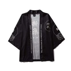 Kimono Japonais BLCK™ 9 Kimono Japonais BLCK™ -Mode Coréenne hallyu street vestes veste kimono blck 14104938643479