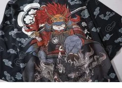 Kimono Japonais Cat Officer™ -Mode Coréenne hallyu street vestes veste kimono cat officer 13692503425047