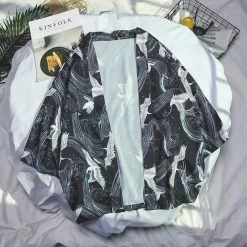 Kimono Japonais REDCLOUD™ -Mode Coréenne hallyu street vestes veste kimono redcloud 13857437941783