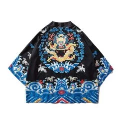 Kimono Japonais REDCLOUD™ -Mode Coréenne hallyu street vestes veste kimono redcloud 13857439842327