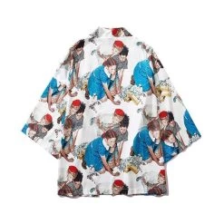 Kimono Japonais REDCLOUD™ -Mode Coréenne hallyu street vestes veste kimono redcloud 13857440137239