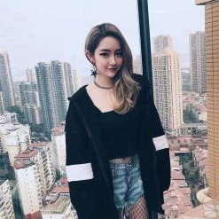 Veste PEACE™ -Mode Coréenne hallyu street vestes veste peace 4394782588951