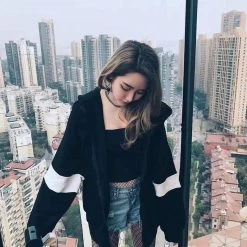 Veste PEACE™ -Mode Coréenne hallyu street vestes veste peace 4394782785559