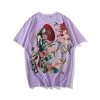 T-Shirt Coréen SLICEZ™ -Mode Coréenne hallyu street violet xxxl t shirt coreen slicez 27929218547735