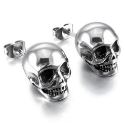 Boucles D'oreilles Coréennes Skull™