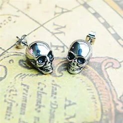 Boucles D'oreilles Coréennes Skull™ -Mode Coréenne product image 1052856218