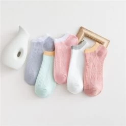 Pack De 5 Paires De Chaussettes Coréennes Unity™ -Mode Coréenne product image 1519145242