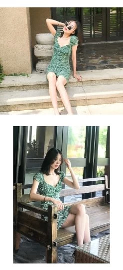 Robe Coréenne Retro Beach™ -Mode Coréenne product image 1582032093