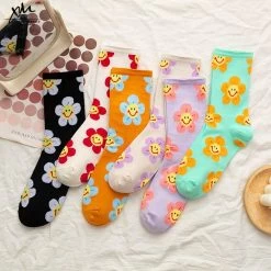 Chaussettes Coréennes Sunny Flowers™