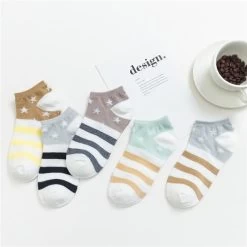 Pack De 5 Paires De Chaussettes Coréennes Unity™ -Mode Coréenne product image 1628499925