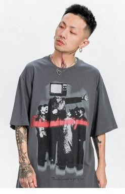 T-Shirt Coréen TVCHURCH™ -Mode Coréenne product image 1645619324