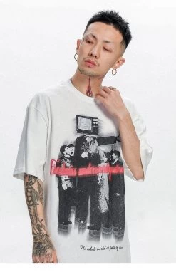 T-Shirt Coréen TVCHURCH™ -Mode Coréenne product image 1645619326