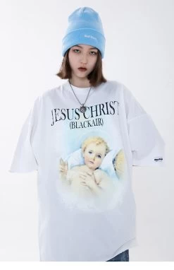 T-Shirt Coréen JESUS CHRIST™ -Mode Coréenne product image 1646697755