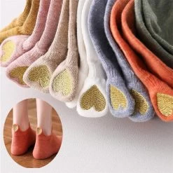 Chaussettes Coréennes Brown Heart™