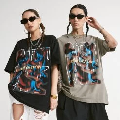 T-Shirt Coréen DISTORTION™ -Mode Coréenne product image 1690325660