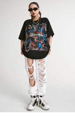 T-Shirt Coréen DISTORTION™ -Mode Coréenne product image 1690325669