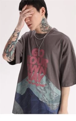 T-Shirt Coréen GO YOUR OWN WAY™ -Mode Coréenne product image 1732249185