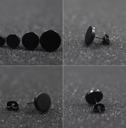 Boucles D'oreilles Black Kiss™ -Mode Coréenne product image 519982921